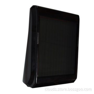 Wireless outdoor solar siren with IP66 waterproof, 3.7V rechargeable backup battery, anti-tamper